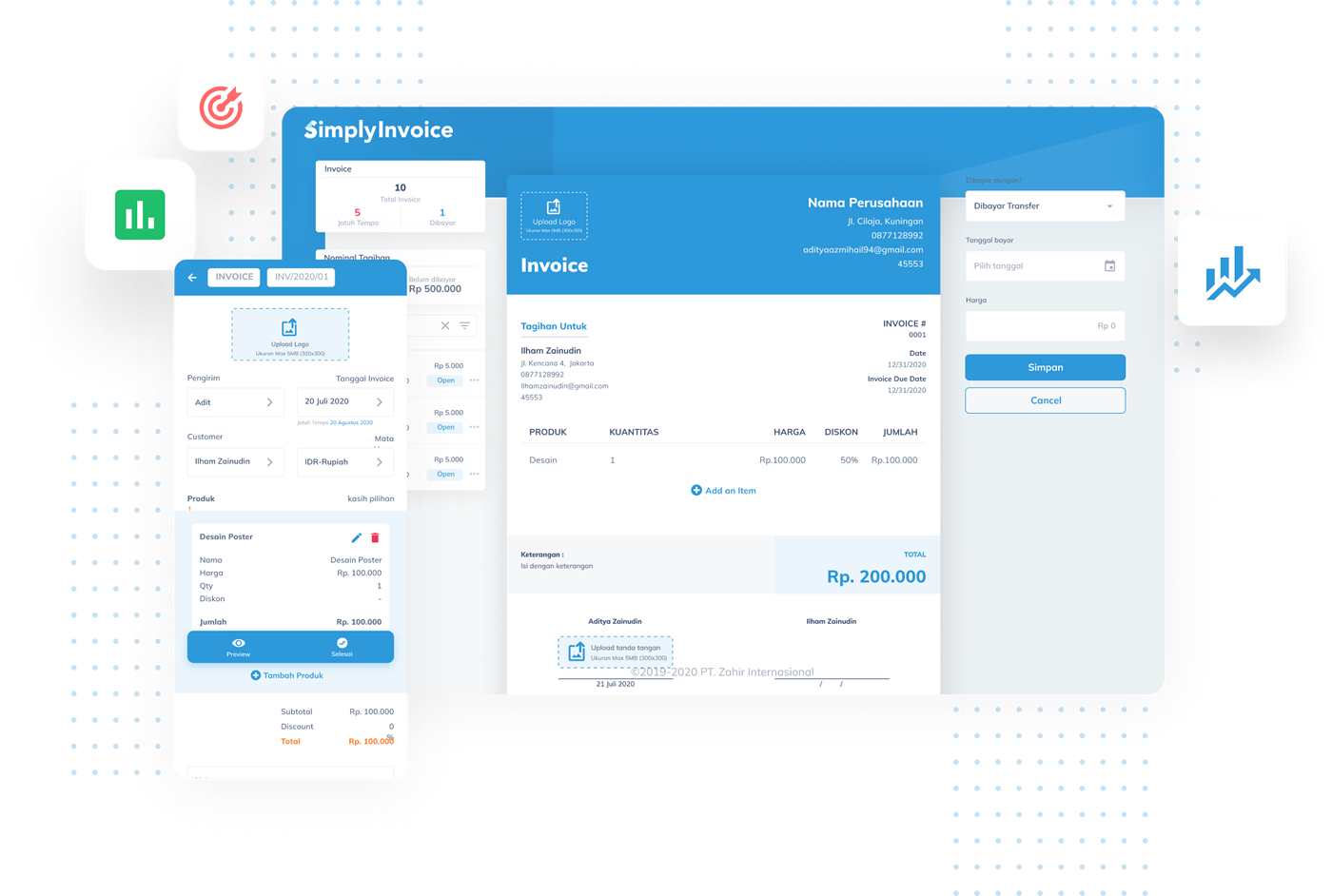 simply invoice full fitur